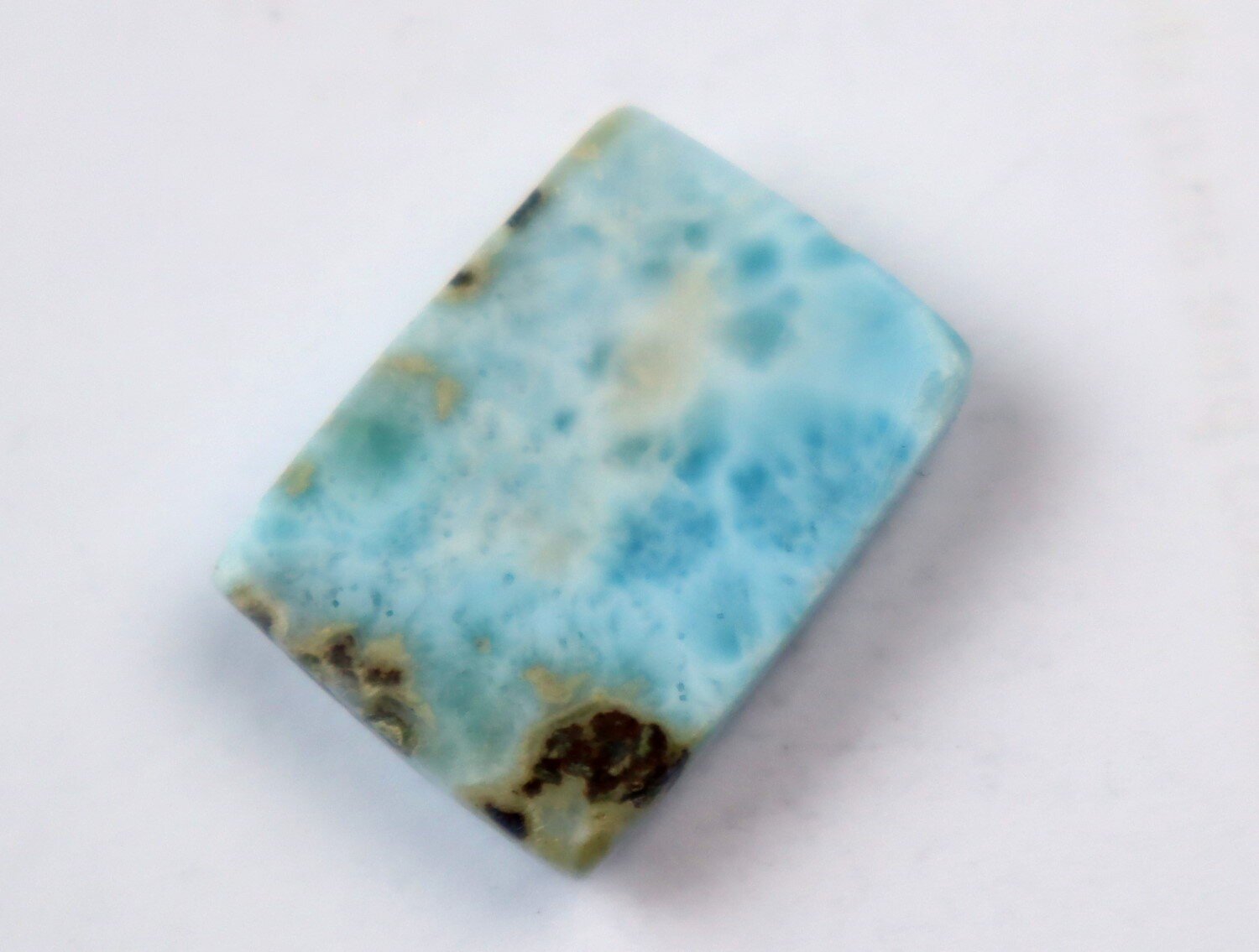 Beautiful Natural Light Blue Larimar Cabochon 25mm – photo 5