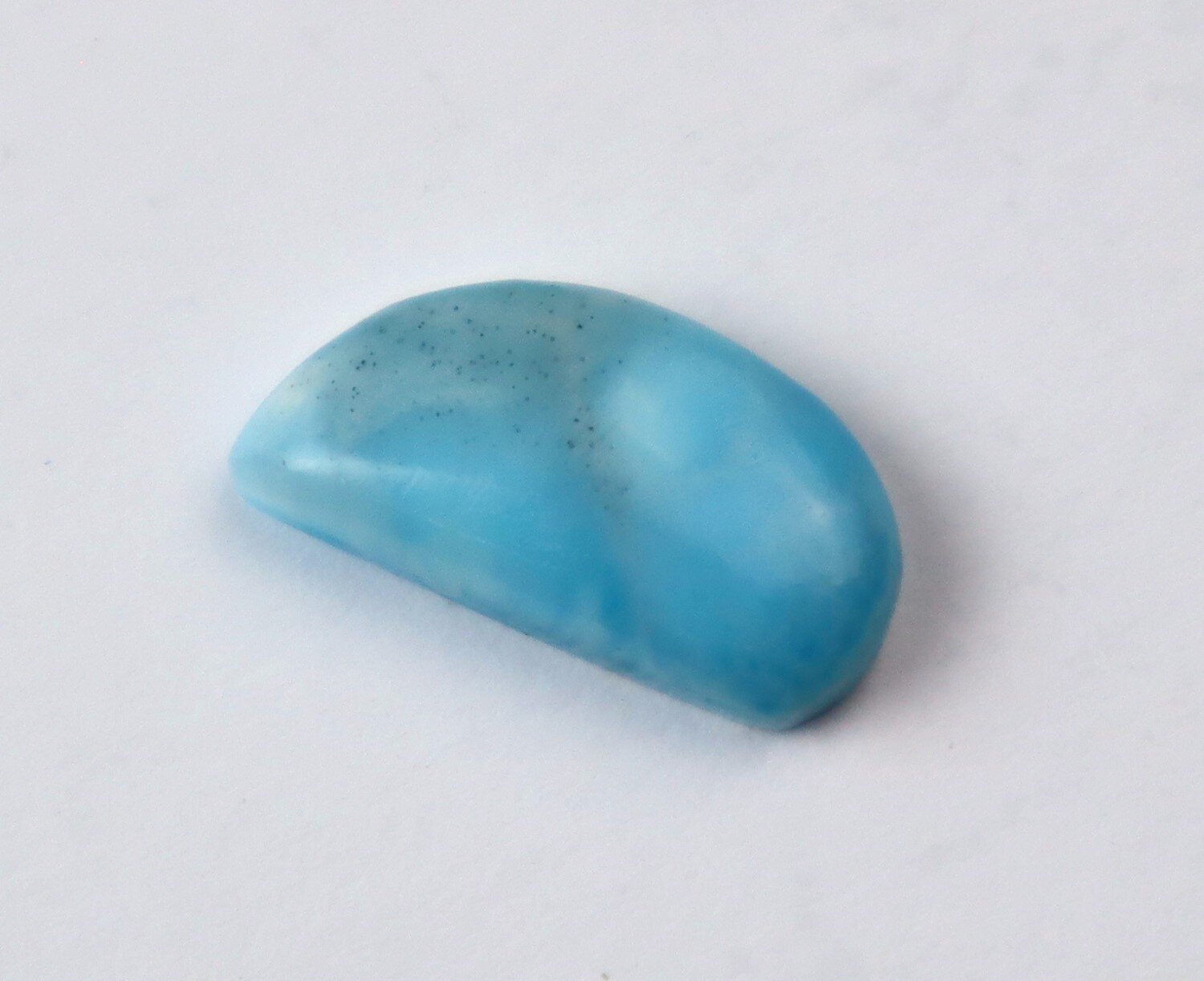 Finest Natural Sky Blue Larimar Cabochon 17mm – photo 3
