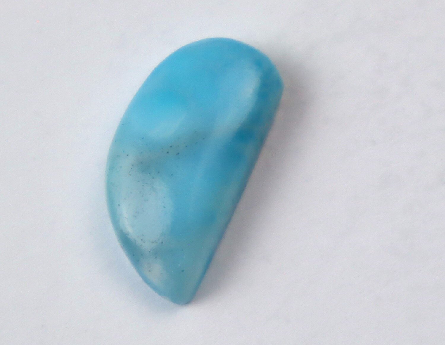 Finest Natural Sky Blue Larimar Cabochon 17mm – photo 4