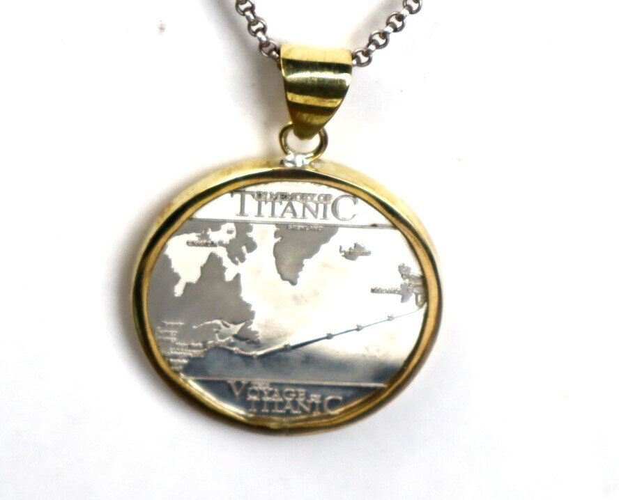 Titanic Sailing Route Pattern Commemorative Challenge Coin 41mm – photo 6