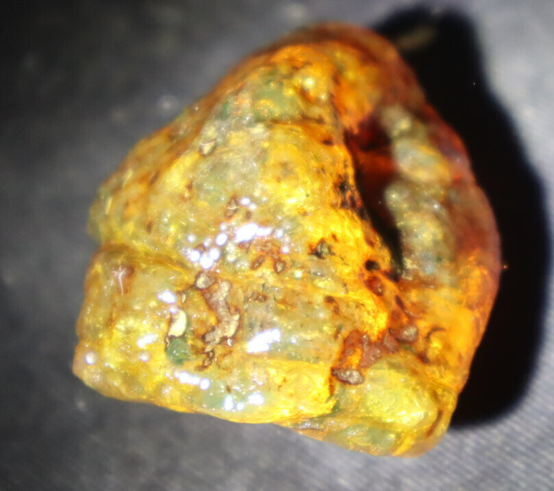 Exquisite Natural Dominican Clear Light Yellow Amber Rough Specimen 35mm 16g – photo 5