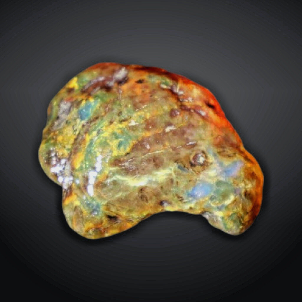Genuine Authentic Green Blue Dominican Amber Rough Specimen Chunk 46mm 14.7g – photo 4