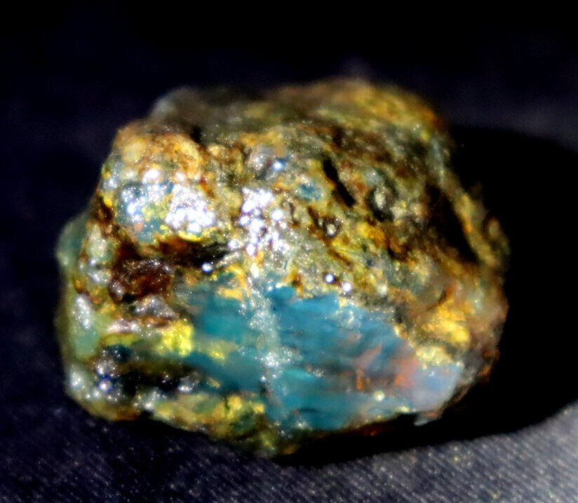 Finest Natural Dominican Clear Sky Blue Amber Rough Specimen 35mm 14.5g – photo 7