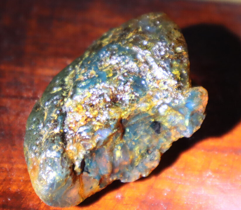 Beautiful Natural Dominican Clear Sky Blue Amber Rough Specimen 47mm 19g – photo 6