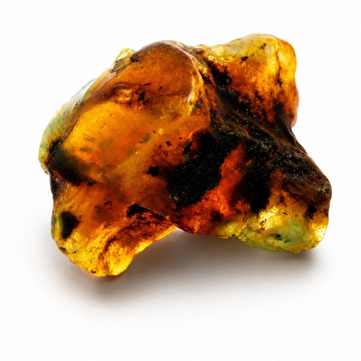 Quality Dominican Blue Amber Rough Specimen Chunk 70mm 90.3g – photo 9