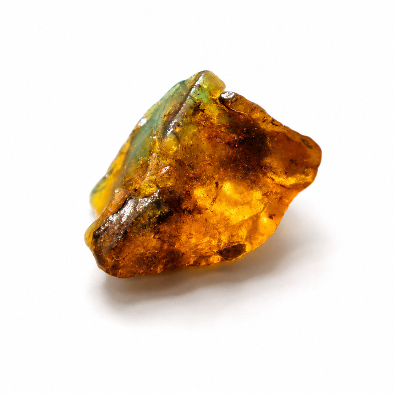 Fine Rare Deep Blue Dominican Amber Rough Specimen Chunk 44mm 12.7g – photo 10