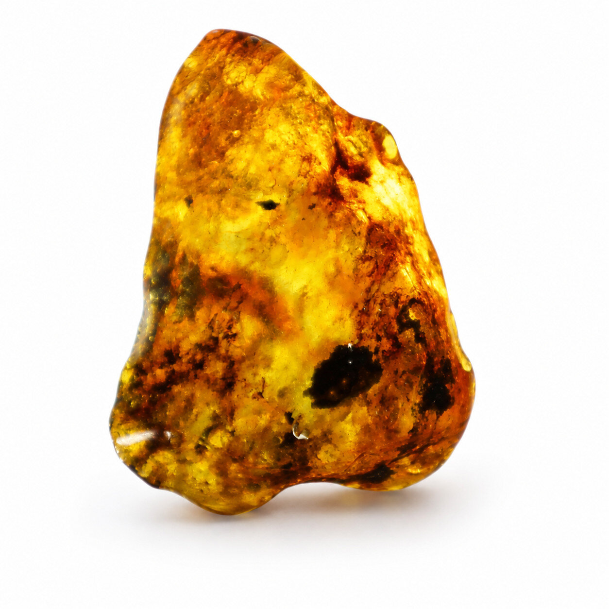 Polished Statement Green Blue Dominican Amber Rough Specimen Chunk 60mm 42g – photo 8