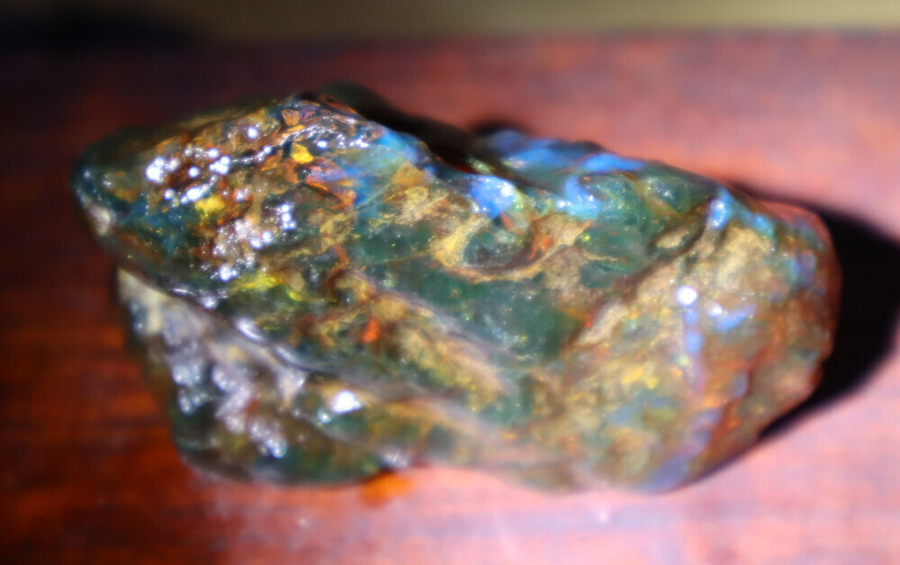 Finest Natural Dominican Clear Green Blue Amber Rough Specimen 58mm 25g – photo 4