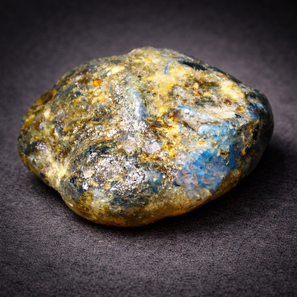 Beautiful Natural Dominican Translucent Sky Blue Amber Rough Specimen 58mm 42.5g – photo 3