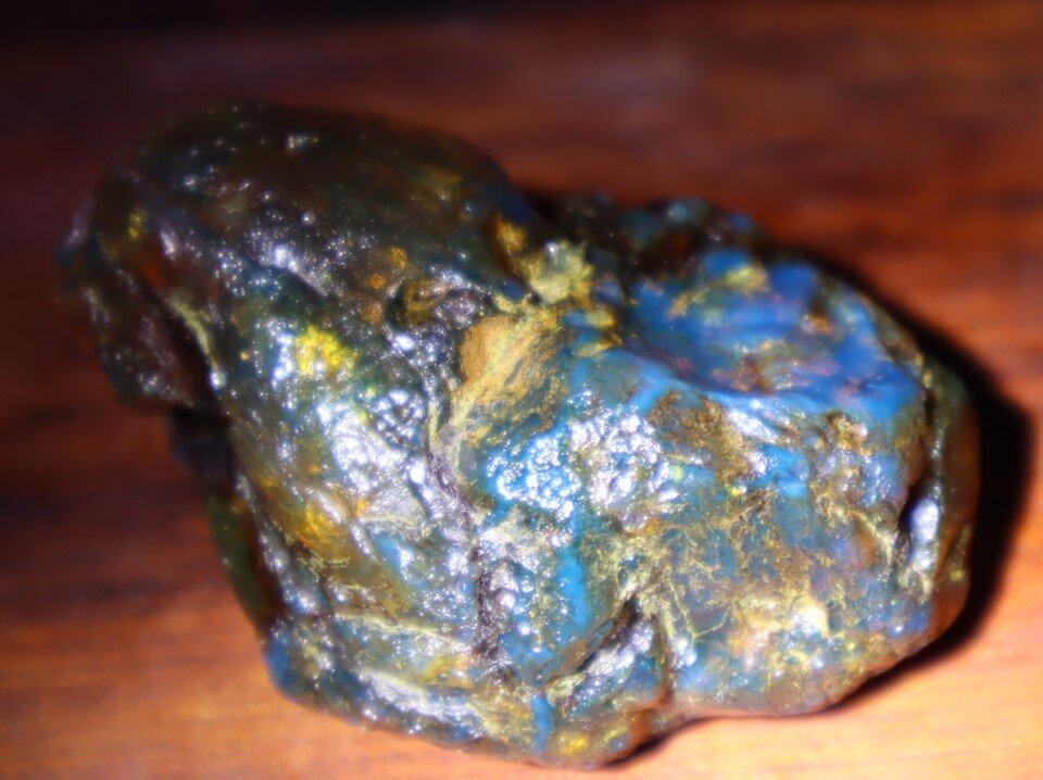 Outstanding Natural Dominican Clear Sky Blue Amber Rough Specimen 53mm 23.4g – photo 4