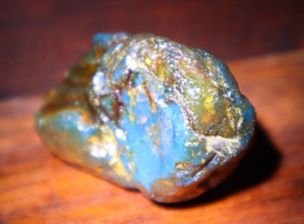 Outstanding Natural Dominican Clear Sky Blue Amber Rough Specimen 53mm 23.4g – photo 7