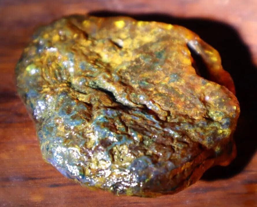 Finest Natural Dominican Crystal Clear Orange Yellow Amber Rough Specimen 27.7g – photo 9