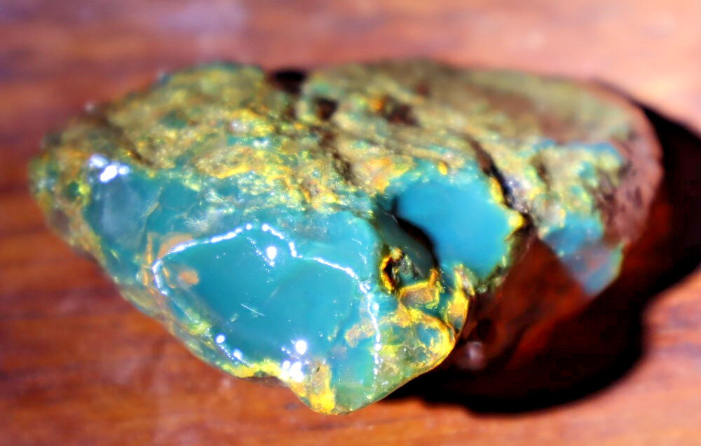 Impressive Natural Dominican Clear Volcanic Blue Amber Rough Specimen 62mm 28.5g – photo 3