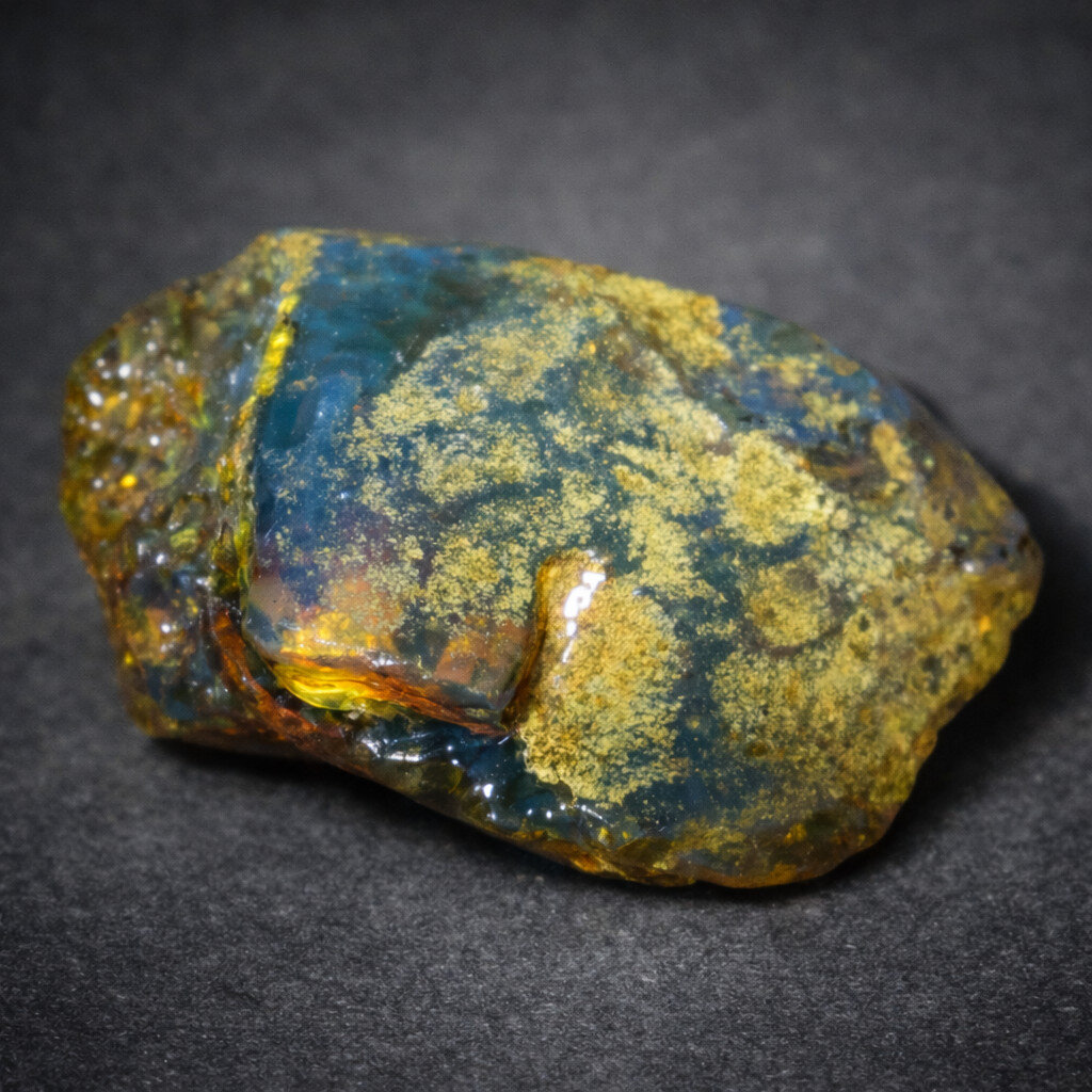 Outstanding Natural Dominican Clear Green Blue Amber Rough Specimen 56mm 22.5g – photo 6
