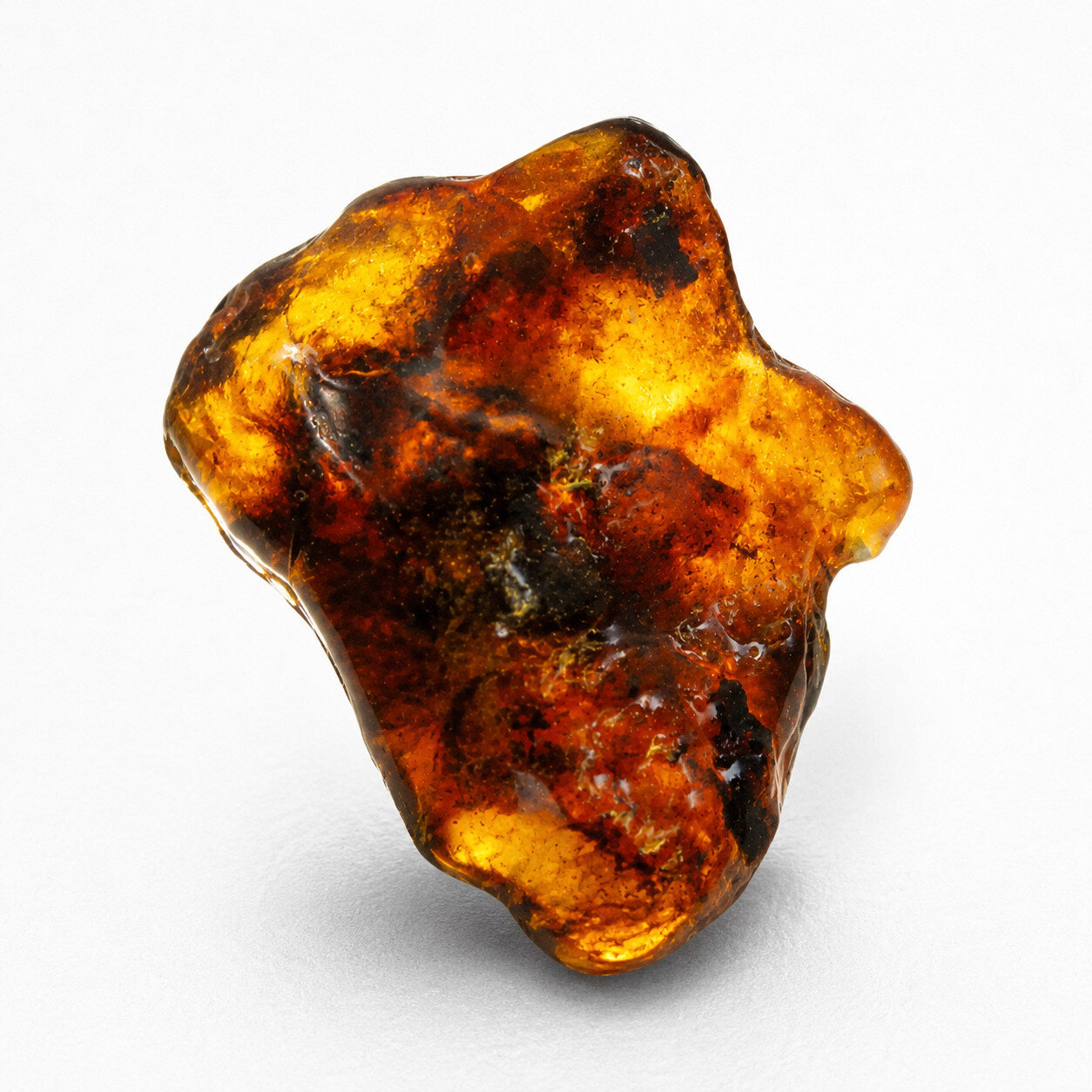 Statement Gift Blue Green Dominican Amber Rough Specimen Chunk 62mm 34.2g – photo 10