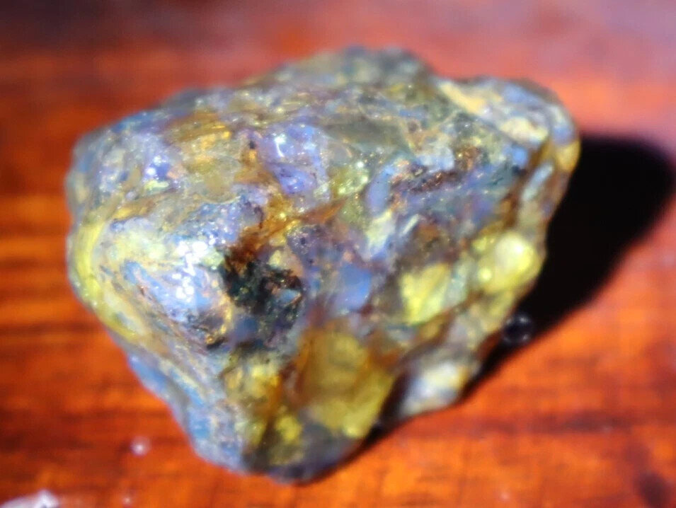 Charming Design Natural Dominican Transl Yellow Blue Amber Rough Specimen 37g – photo 6