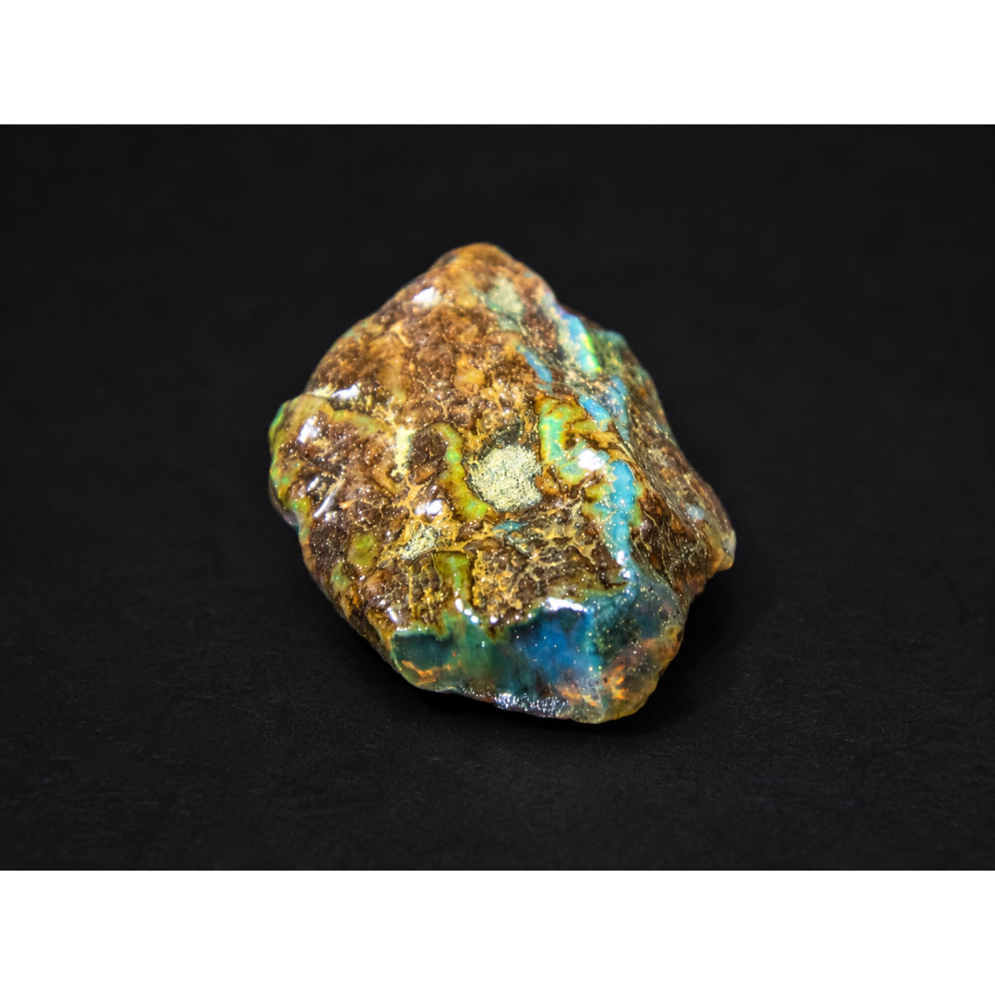 Clear sky blue Natural Dominican Amber rough Specimen 29 mm – photo 2