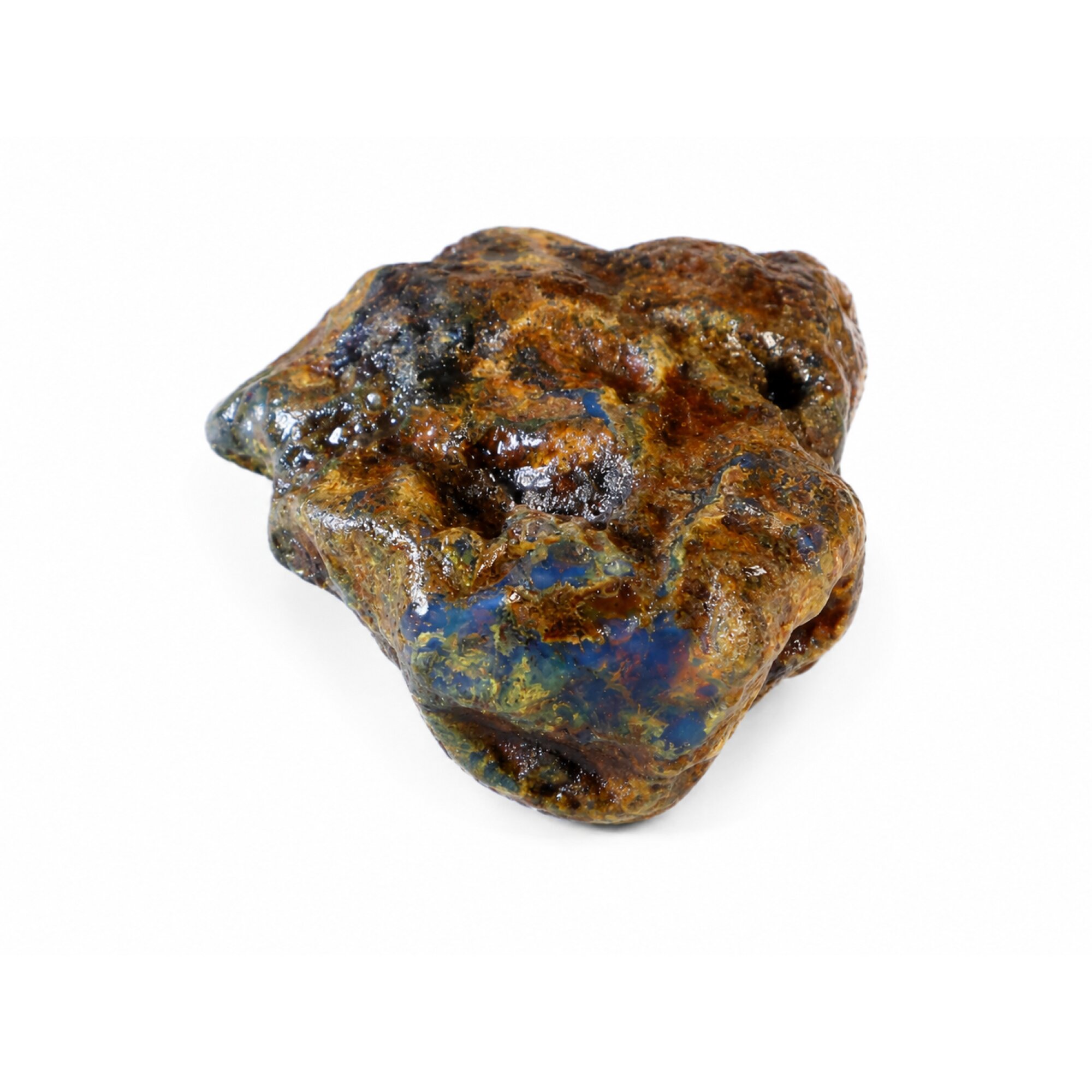 Translucent deep blue Natural Dominican Amber rough Specimen 43 mm – photo 7