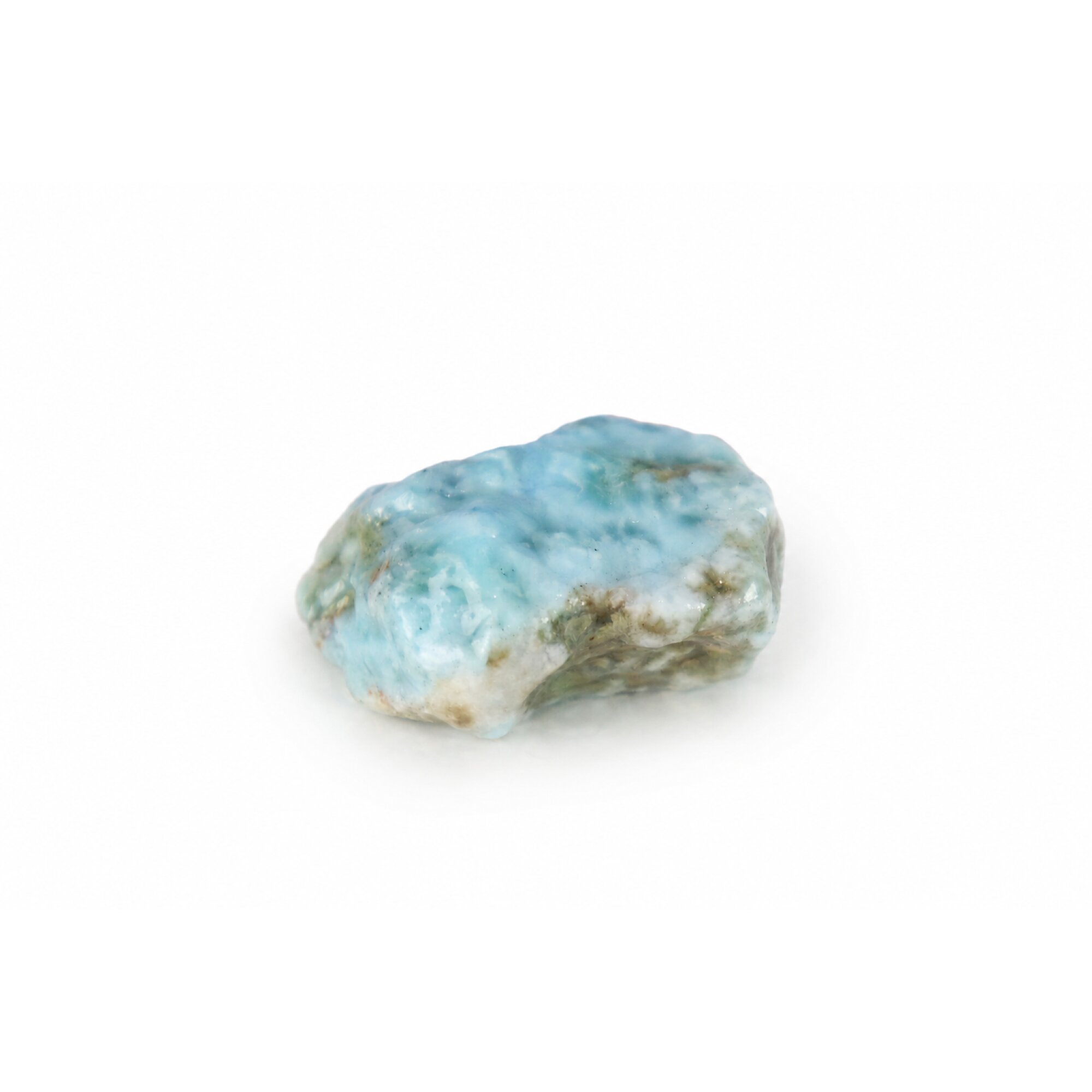 light blue Natural Dominican Larimar chunk Rough Specimen 26 mm – photo 3