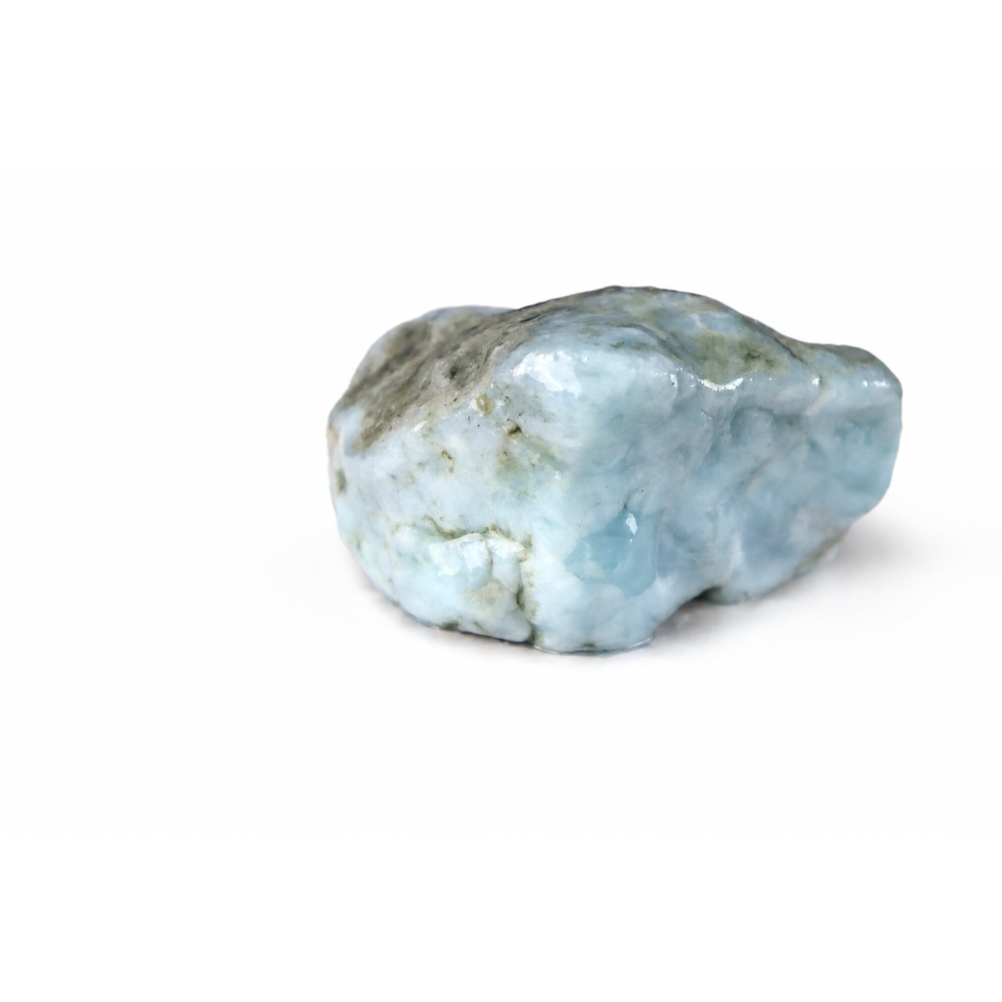 light blue Natural Dominican Larimar chunk Rough Specimen 40 mm – photo 6
