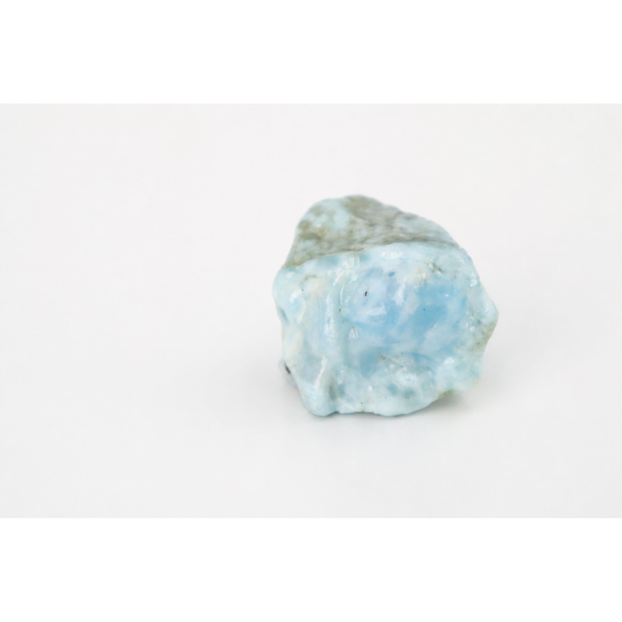 light blue Natural Dominican Larimar chunk Rough Specimen 30 mm – photo 2