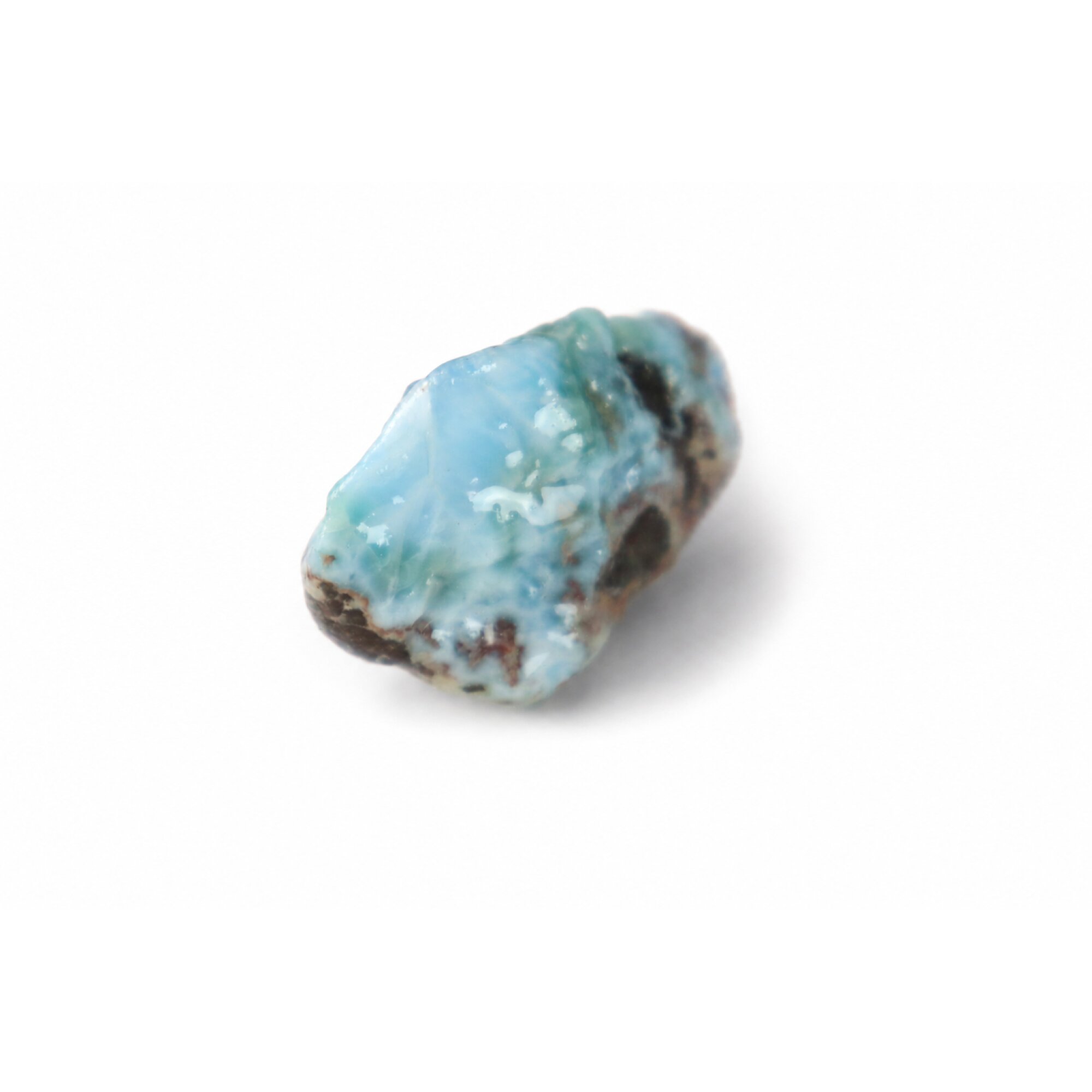 ocean blue Natural Dominican Larimar chunk Rough Specimen 47 mm – photo 11