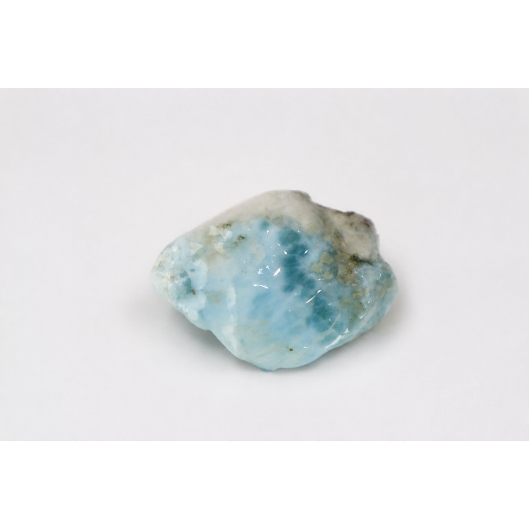 green blue Natural Dominican Larimar chunk Rough Specimen 43 mm – photo 3