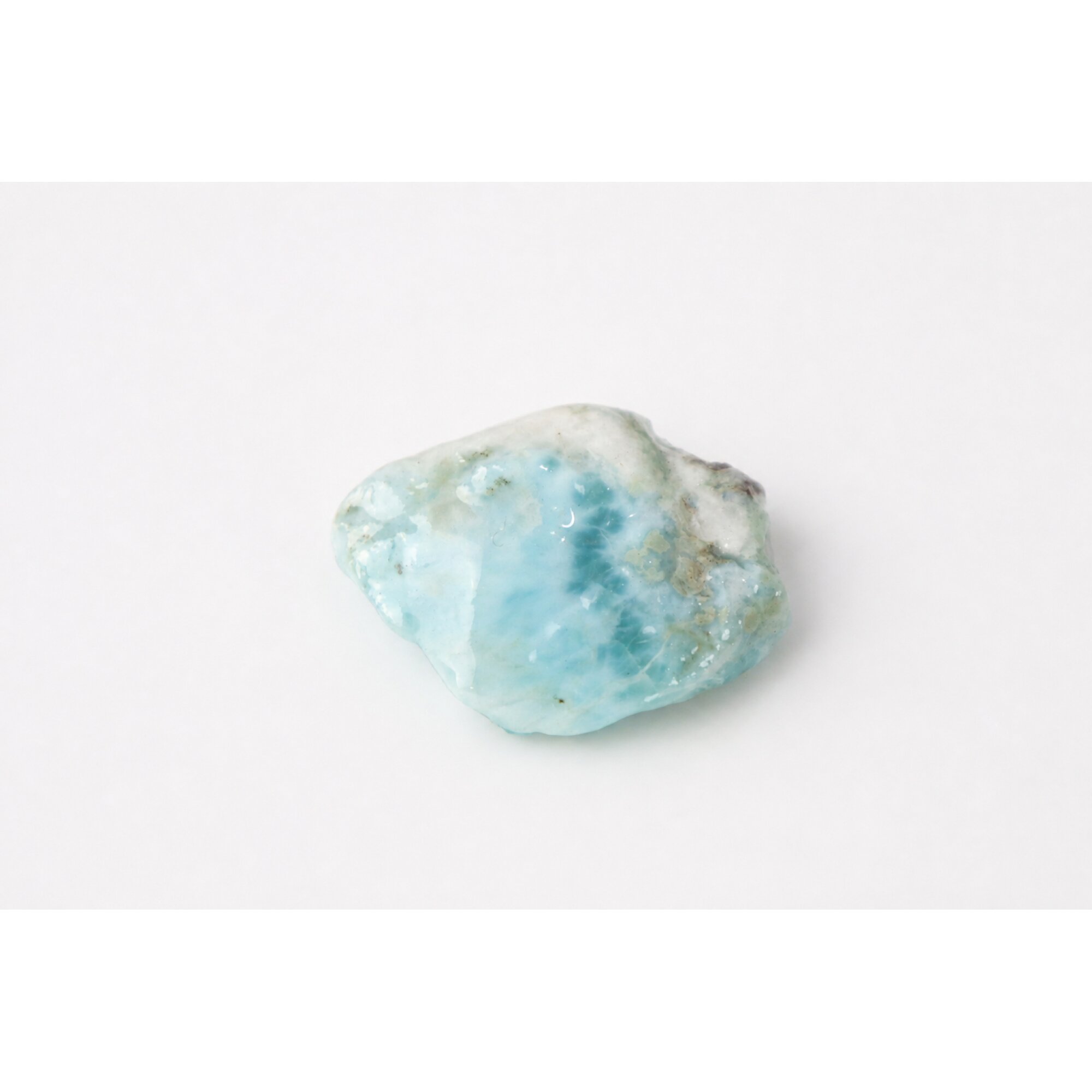 green blue Natural Dominican Larimar chunk Rough Specimen 43 mm – photo 6