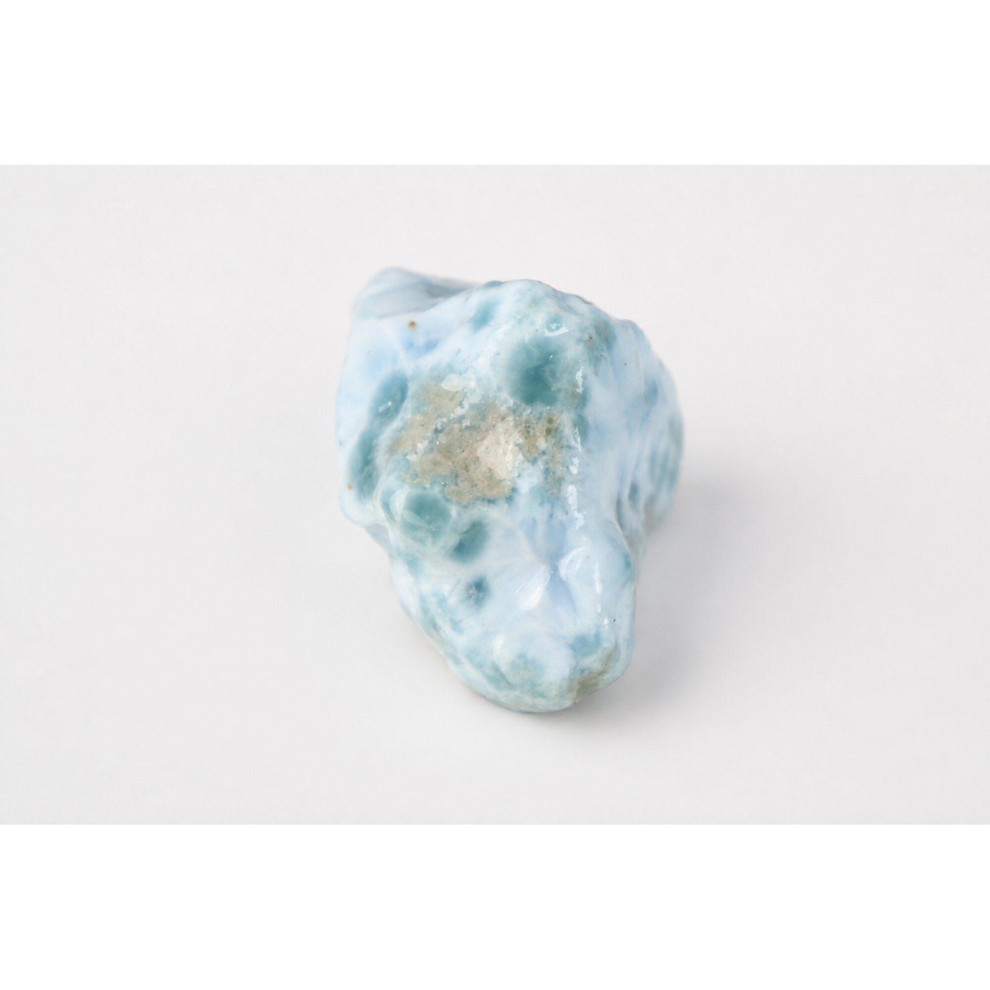green blue Natural Dominican Larimar chunk Rough Specimen 43 mm – photo 8