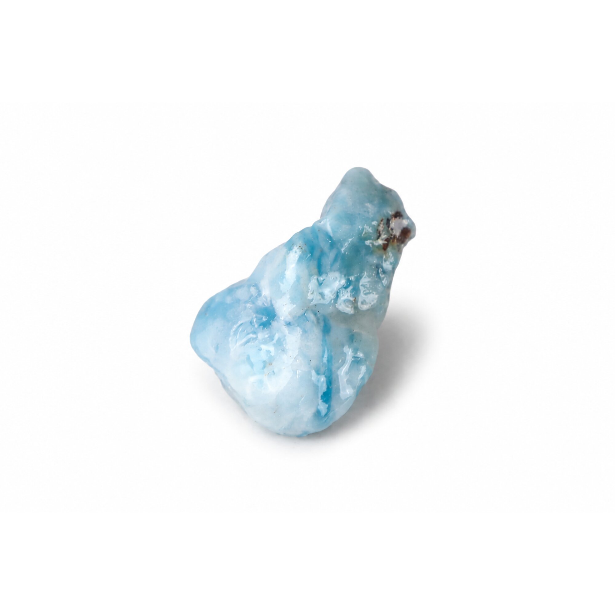 sky blue Natural Dominican Larimar chunk Rough Specimen 34 mm – photo 2