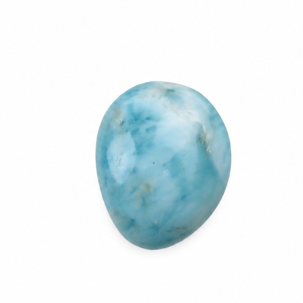 Genuine Sky Blue Larimar Oval Stone 24mm – photo 4