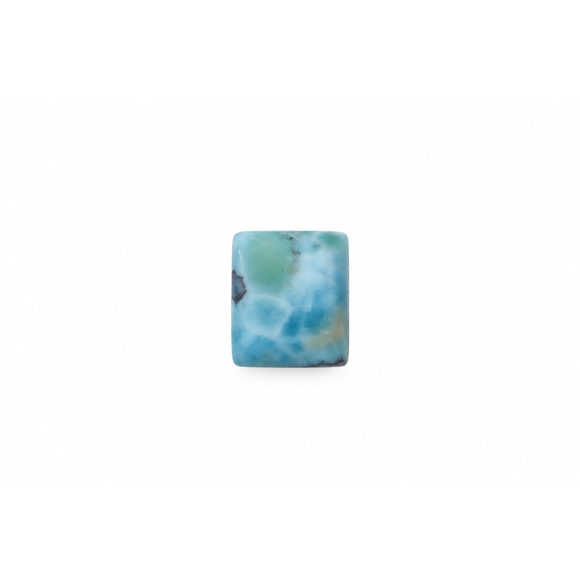 Genuine Sky Blue Larimar Square Stone 15mm – photo 4