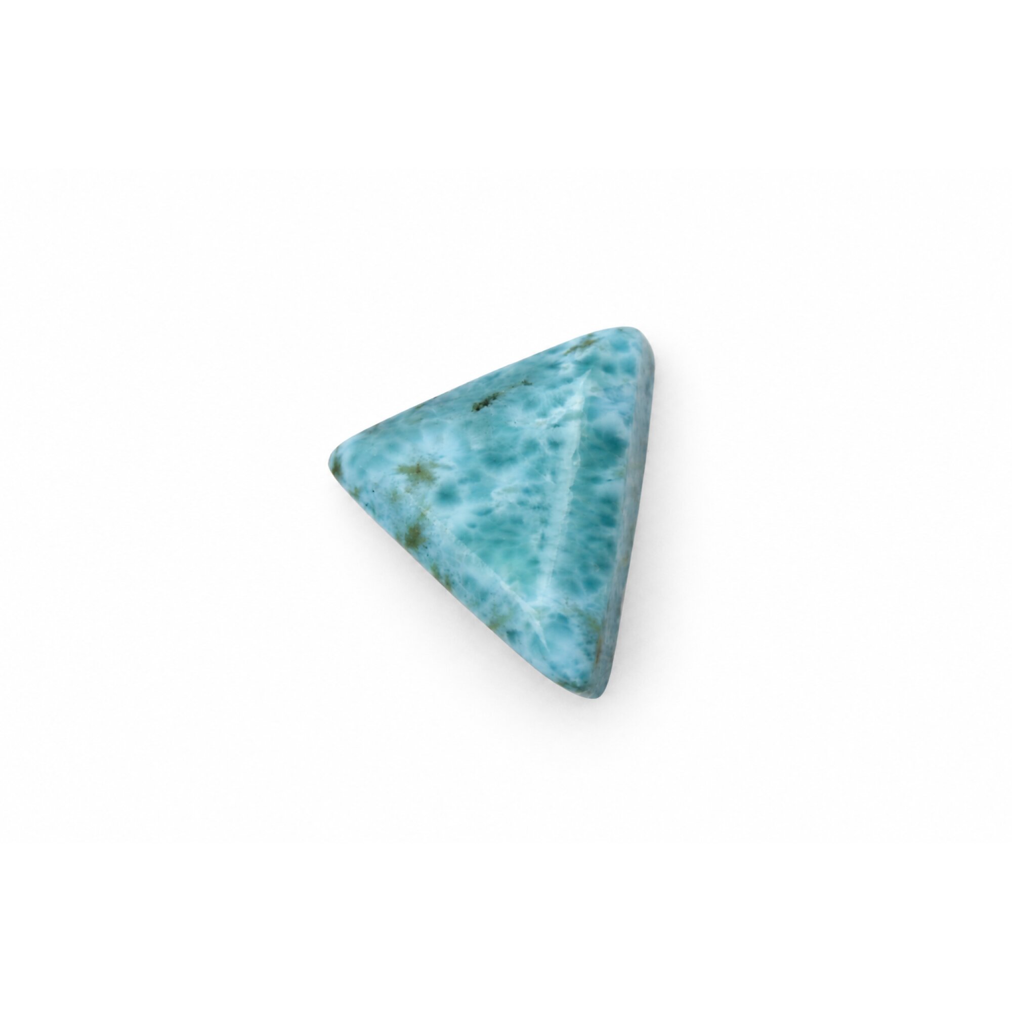 Genuine Handcrafted Polished: Natural Dominican Larimar Cabochon 28mm – photo 2