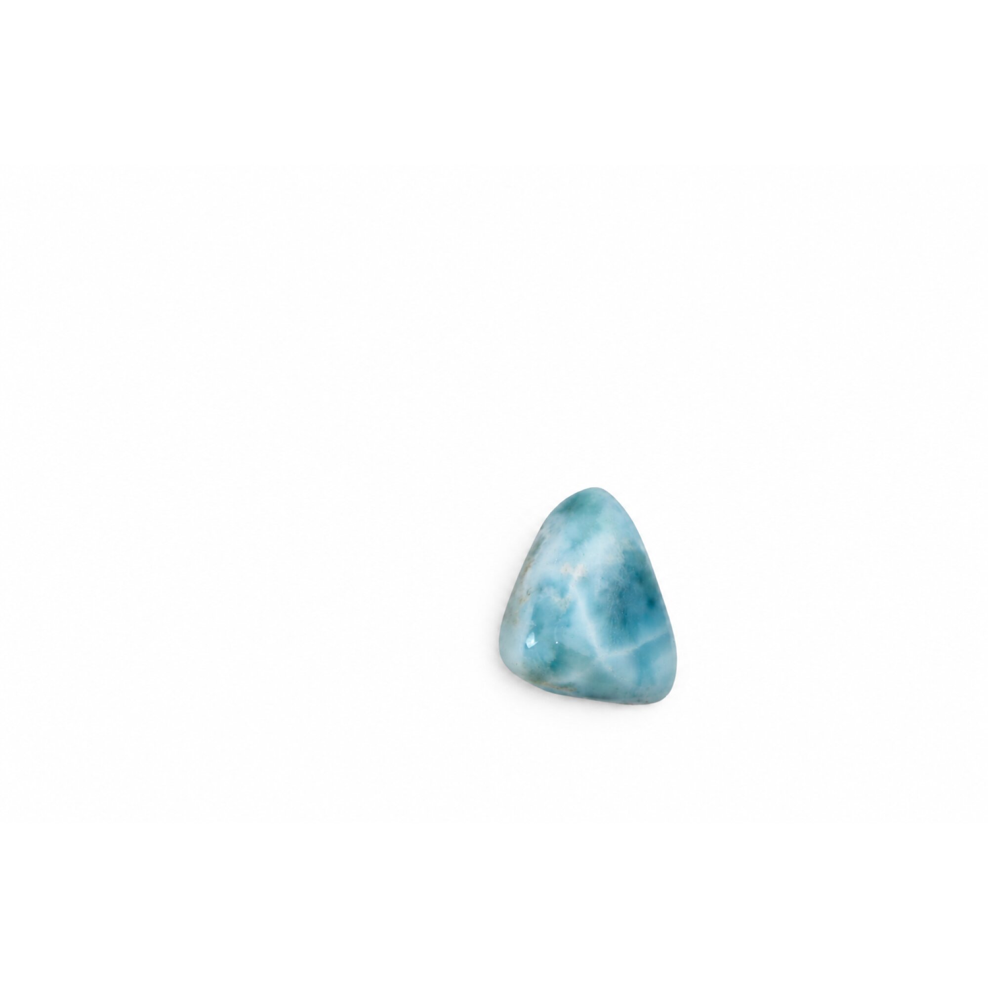 Genuine Handcrafted Polished: Natural Dominican Larimar Cabochon 20mm – photo 4