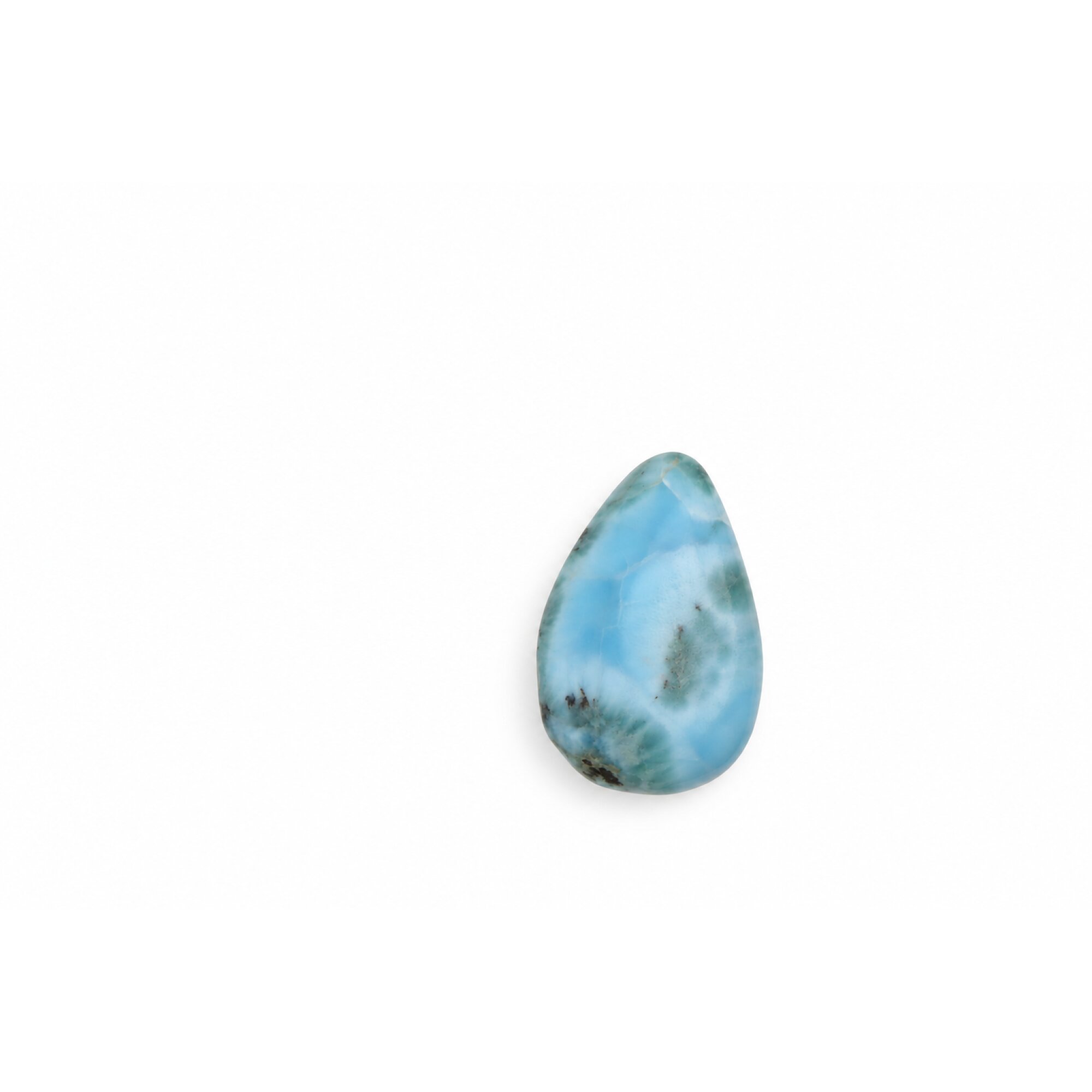 Handmade green blue larimar Polished 31mm – photo 3