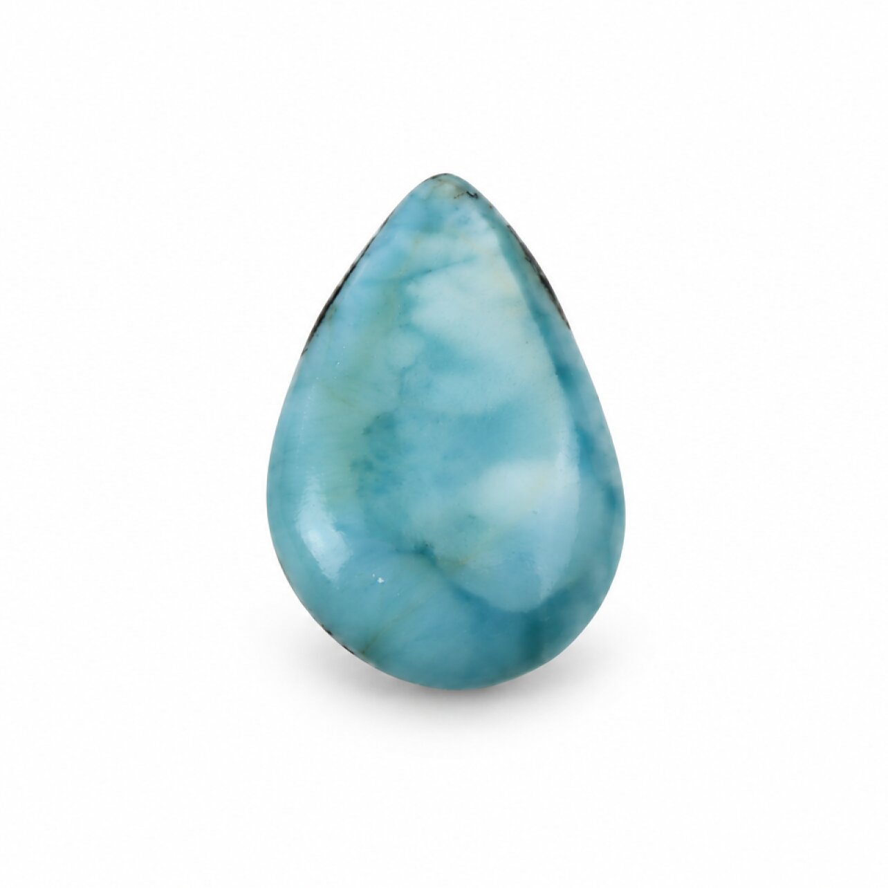 Artisan Crafted sky blue larimar Polished 23mm