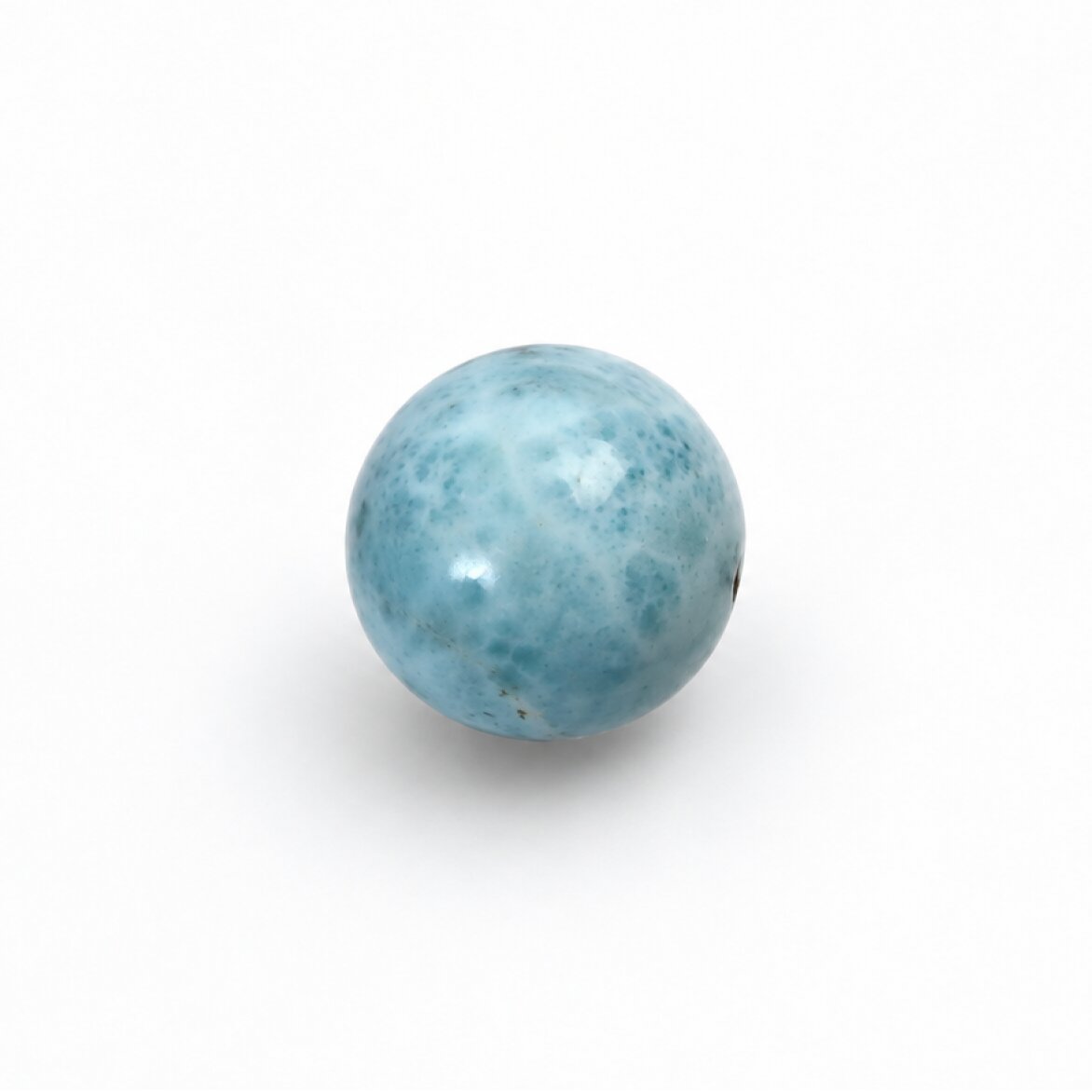 Genuine sky blue Dominican Larimar bead 15.8mm