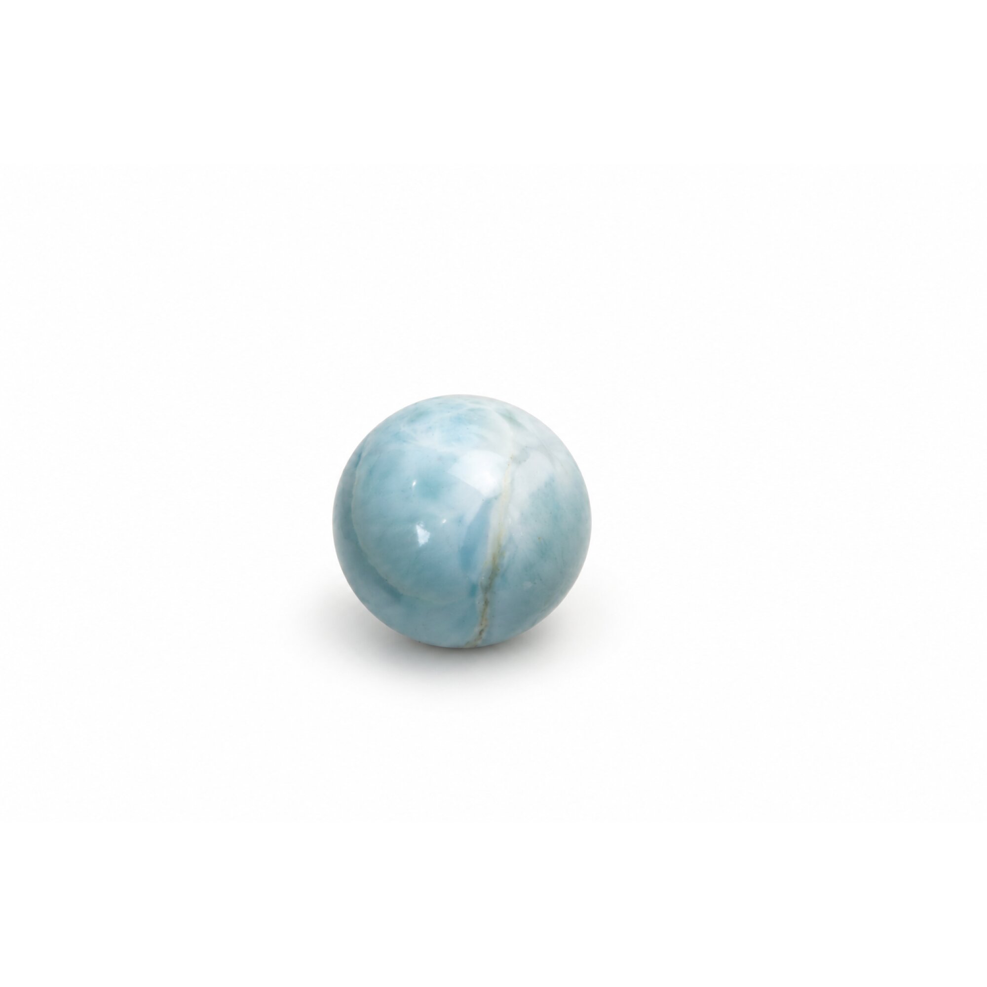 Genuine light blue Dominican Larimar bead 16.2mm – photo 3