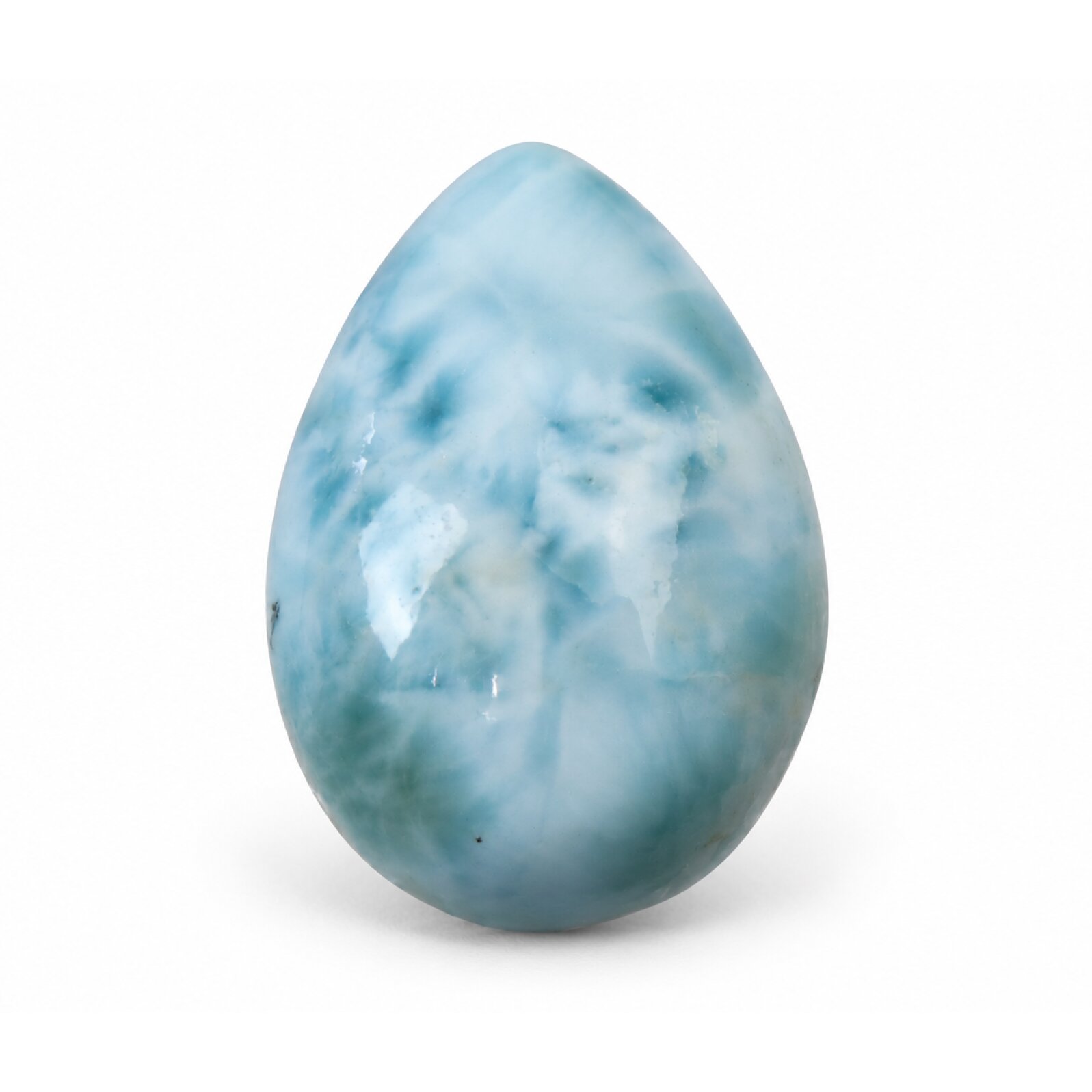 Authentic light blue Dominican Larimar cabochon 30mm