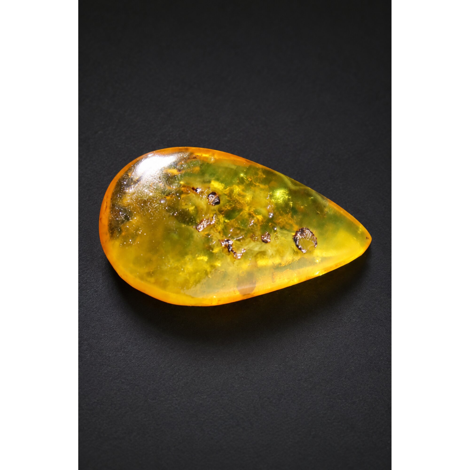 Authentic orange yellow polished Dominican amber 1.7g – photo 5