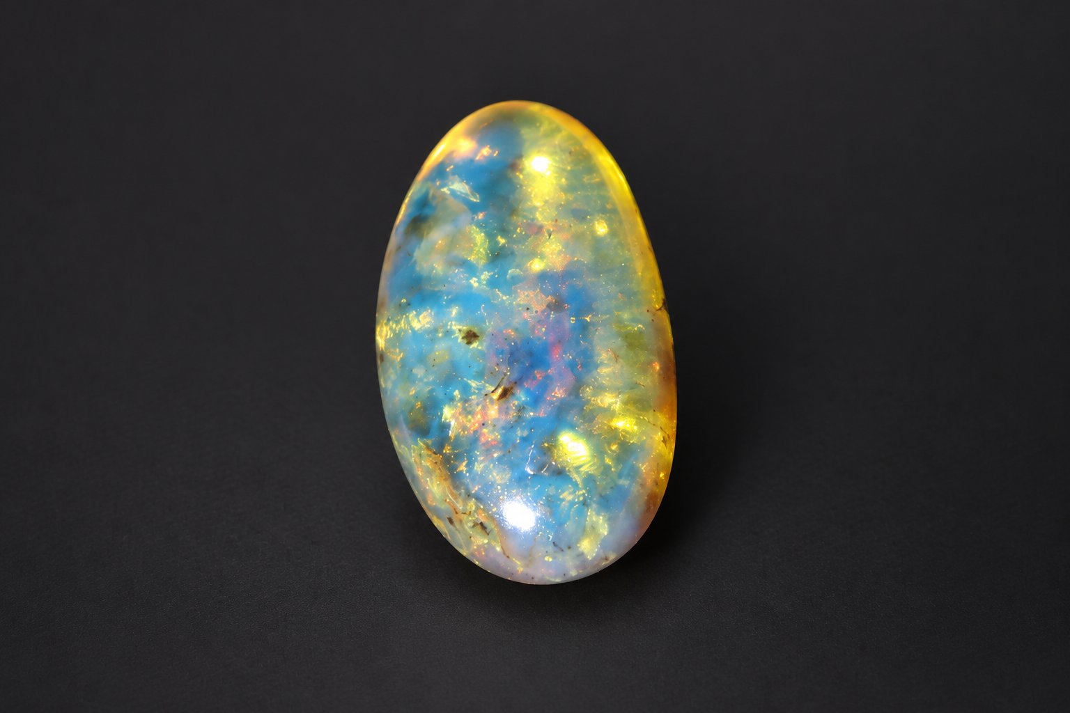 True caribbean orange blue polished Dominican amber – photo 6