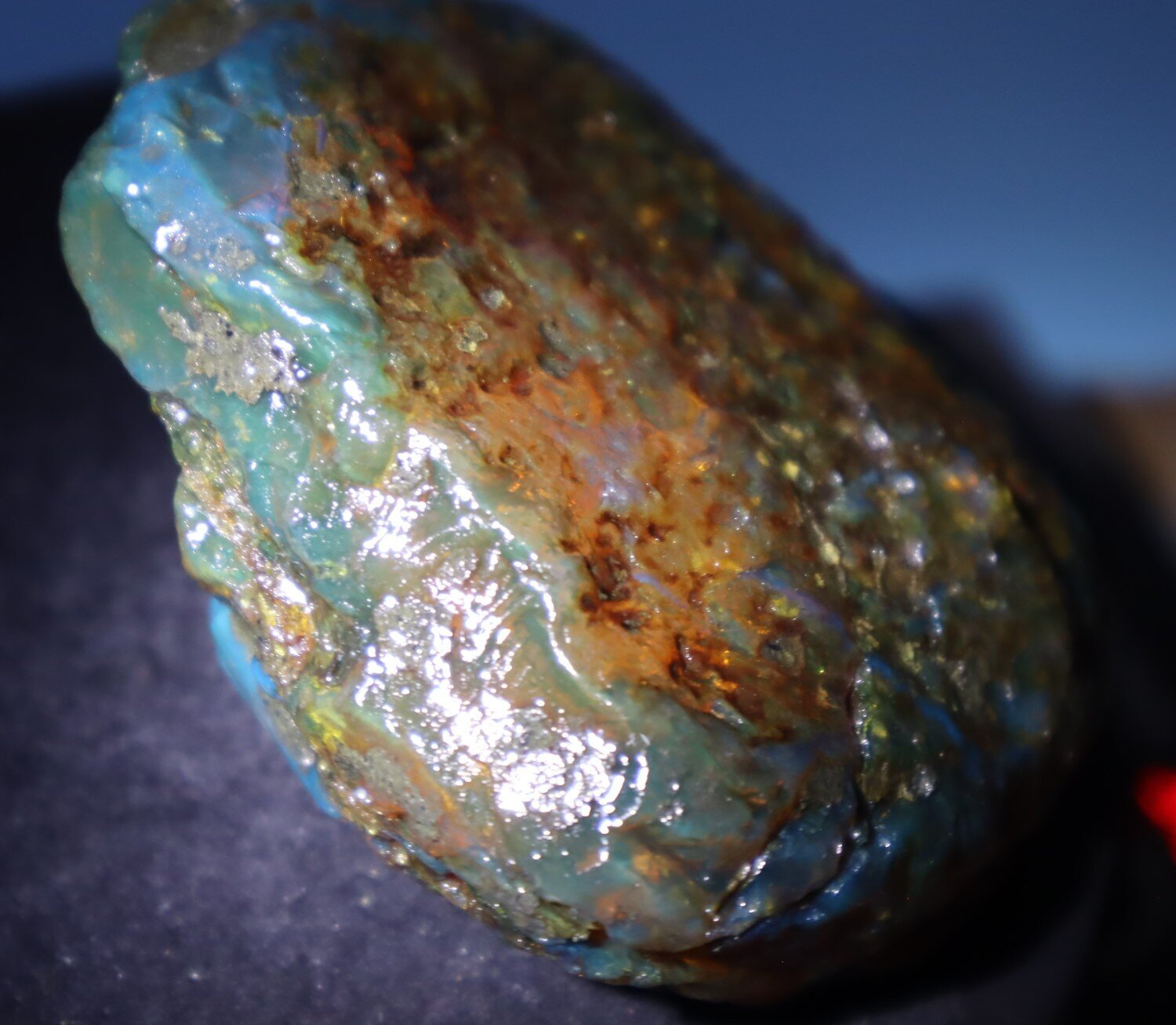Natural Dominican Translucent Green Blue Amber Rough Specimen 82mm 114g – photo 9