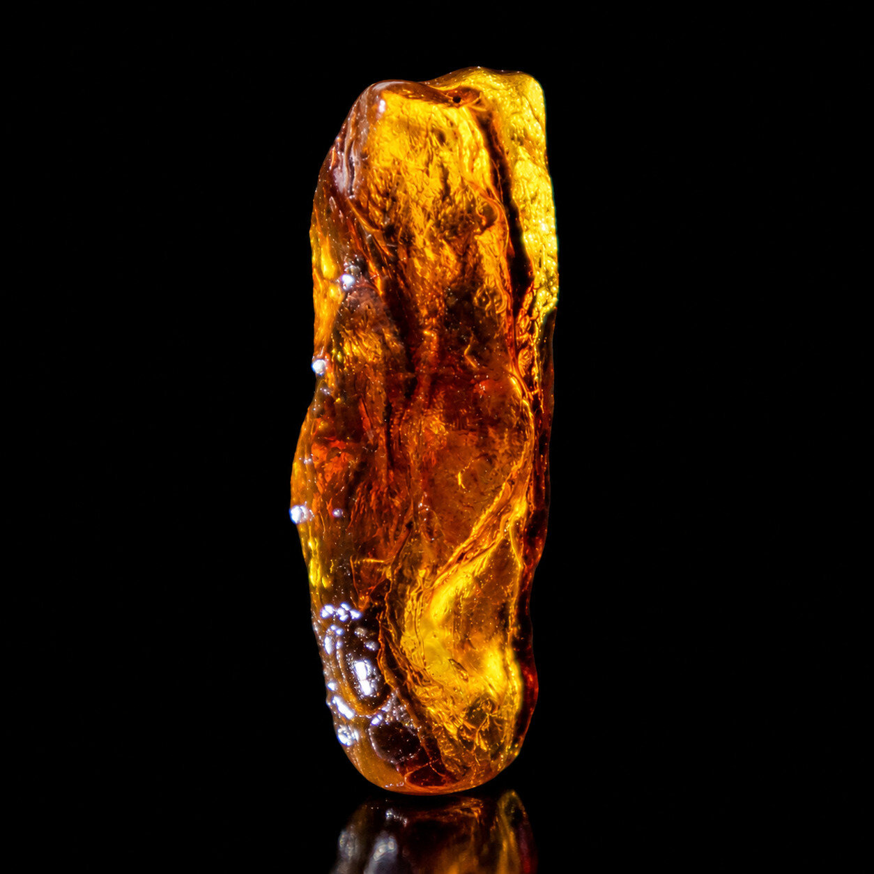 Genuine Sky Blue Dominican Amber Rough Specimen Chunk 65mm 28.9g – photo 16