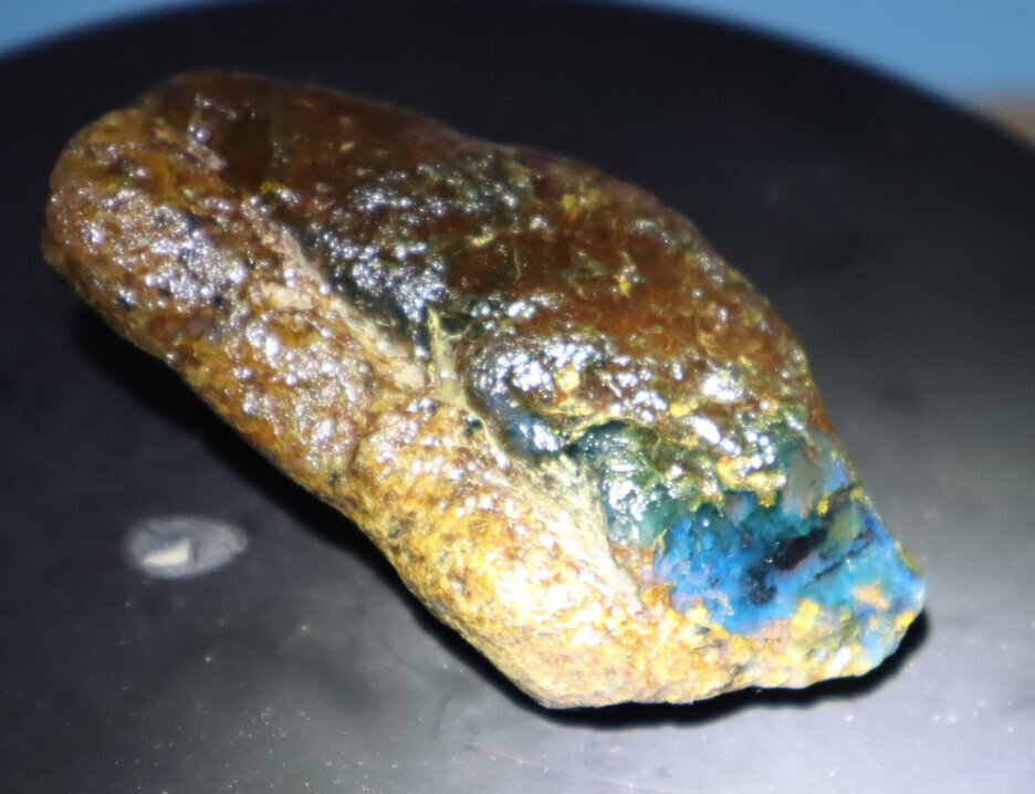 Charming Design Natural Dominican Clear Green Blue Amber Rough Specimen 70mm 36. – photo 13