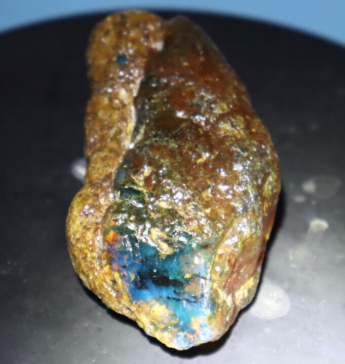 Charming Design Natural Dominican Clear Green Blue Amber Rough Specimen 70mm 36. – photo 14