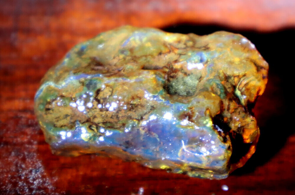 Lovely Natural Dominican Crystal Clear Sky Blue Amber Rough Specimen 40mm 10.5g – photo 5