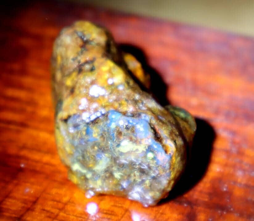 Beautiful Natural Dominican Translucent Yellow Orange Amber Rough Specimen 40mm – photo 5