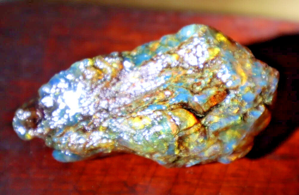 Beautiful Natural Dominican Clear Yellow Blue Amber Rough Specimen 43mm 19.7g
