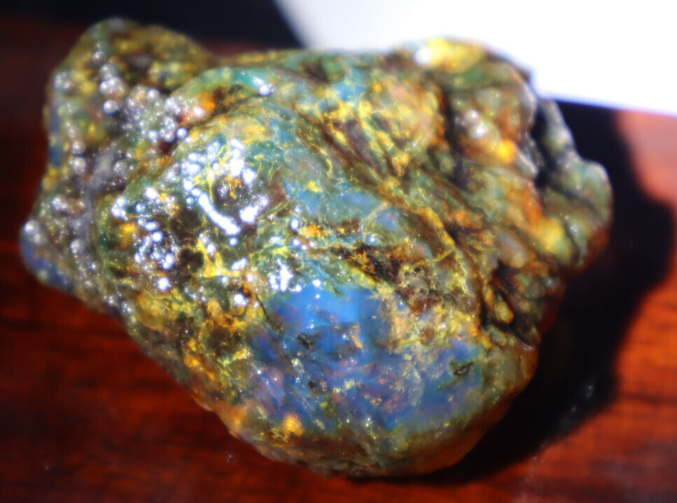 Exquisite Natural Dominican Clear Sky Blue Amber Rough Specimen 53mm 26g – photo 4