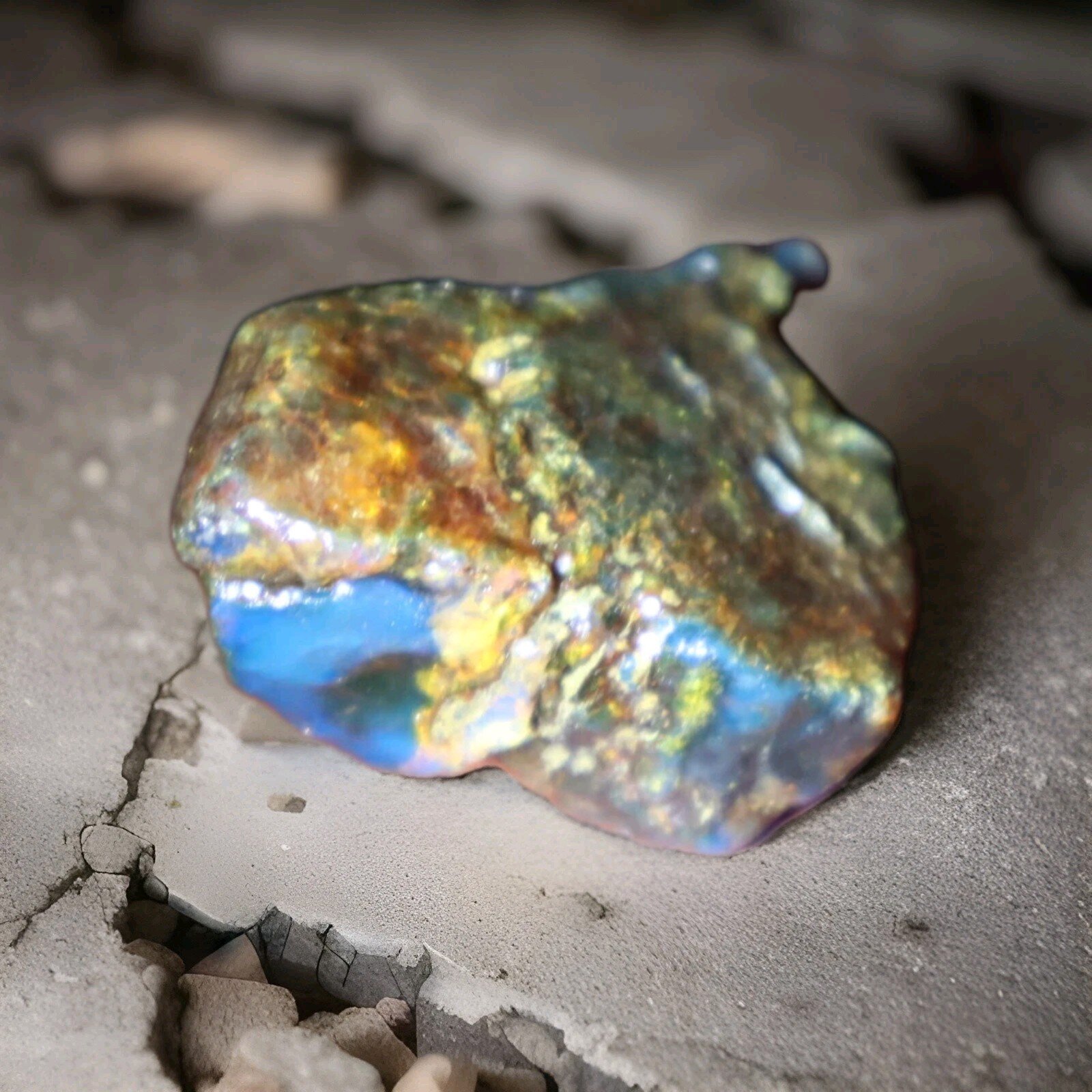 Beautiful Natural Dominican Clear Sky Blue Amber Rough Specimen 48mm 17.2g – photo 5